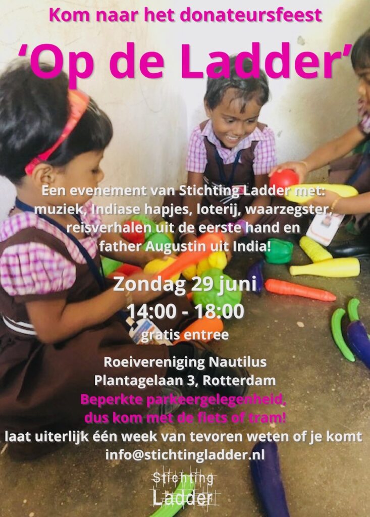 Kom naar het donateursfeest 